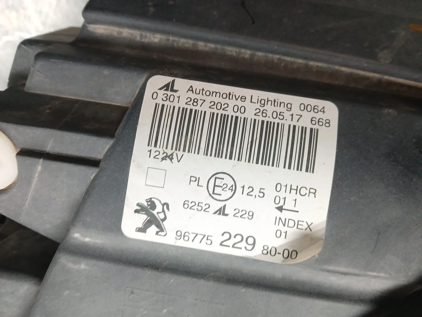 Faro Derecho para Peugeot 308 Ii (Lb_, Lp_, Lw_, Lh_, L3_)