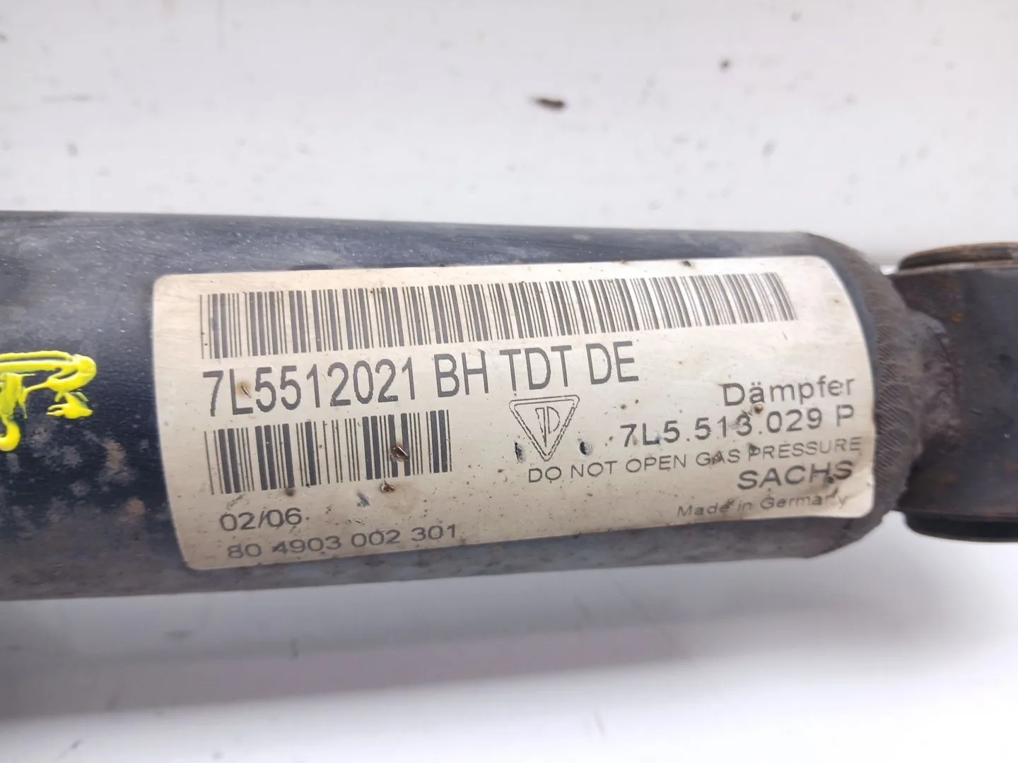Amortiguador Trasero Derecho para Porsche Cayenne (9Pa)