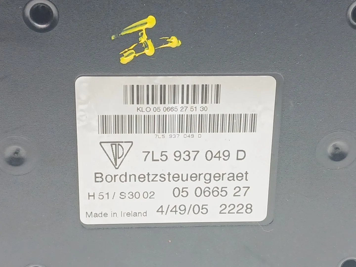 Modulo Electronico para Porsche Cayenne (9Pa)