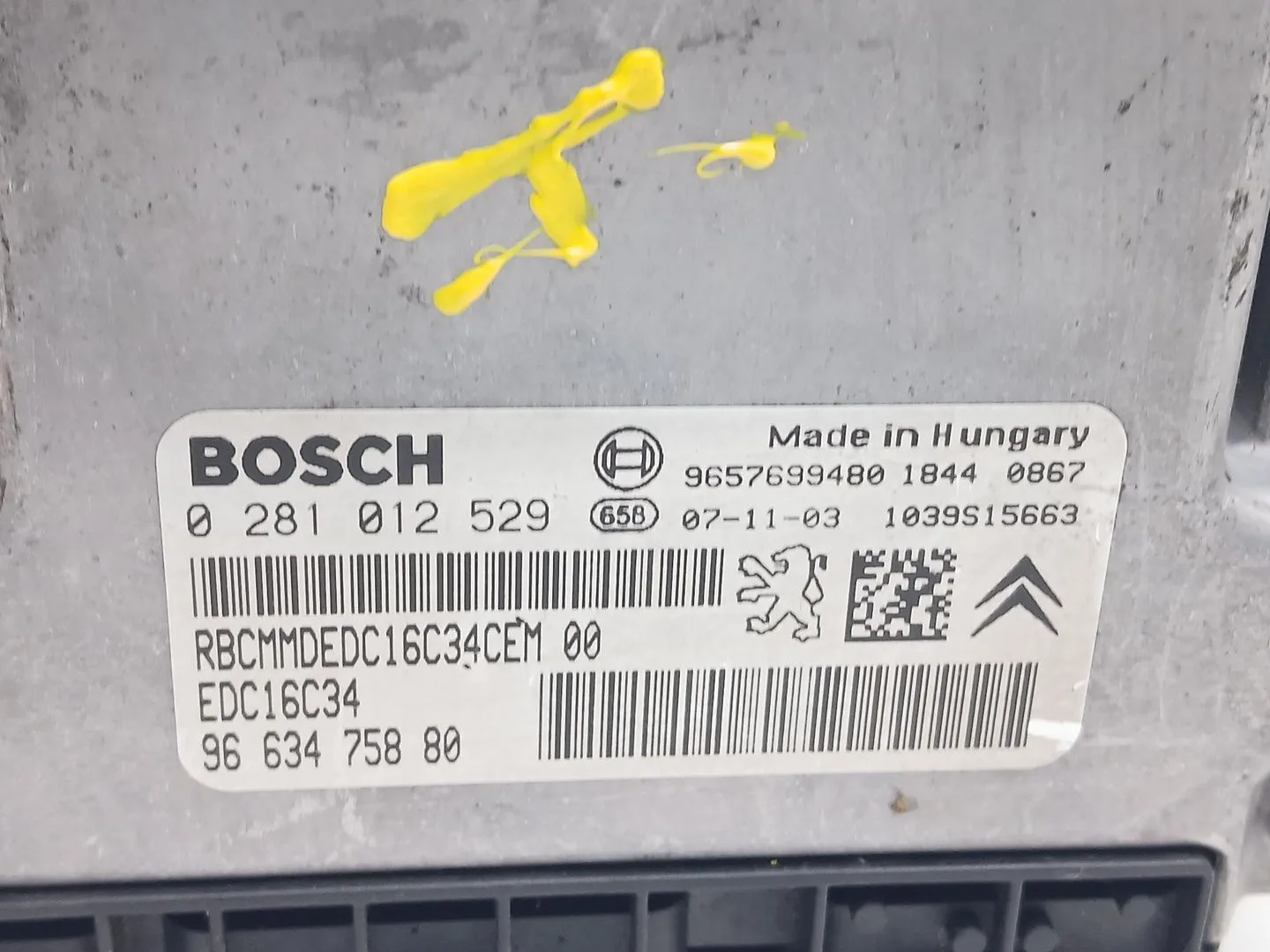 Centralita Motor Uce para Peugeot 207/207+ (Wa_, Wc_)