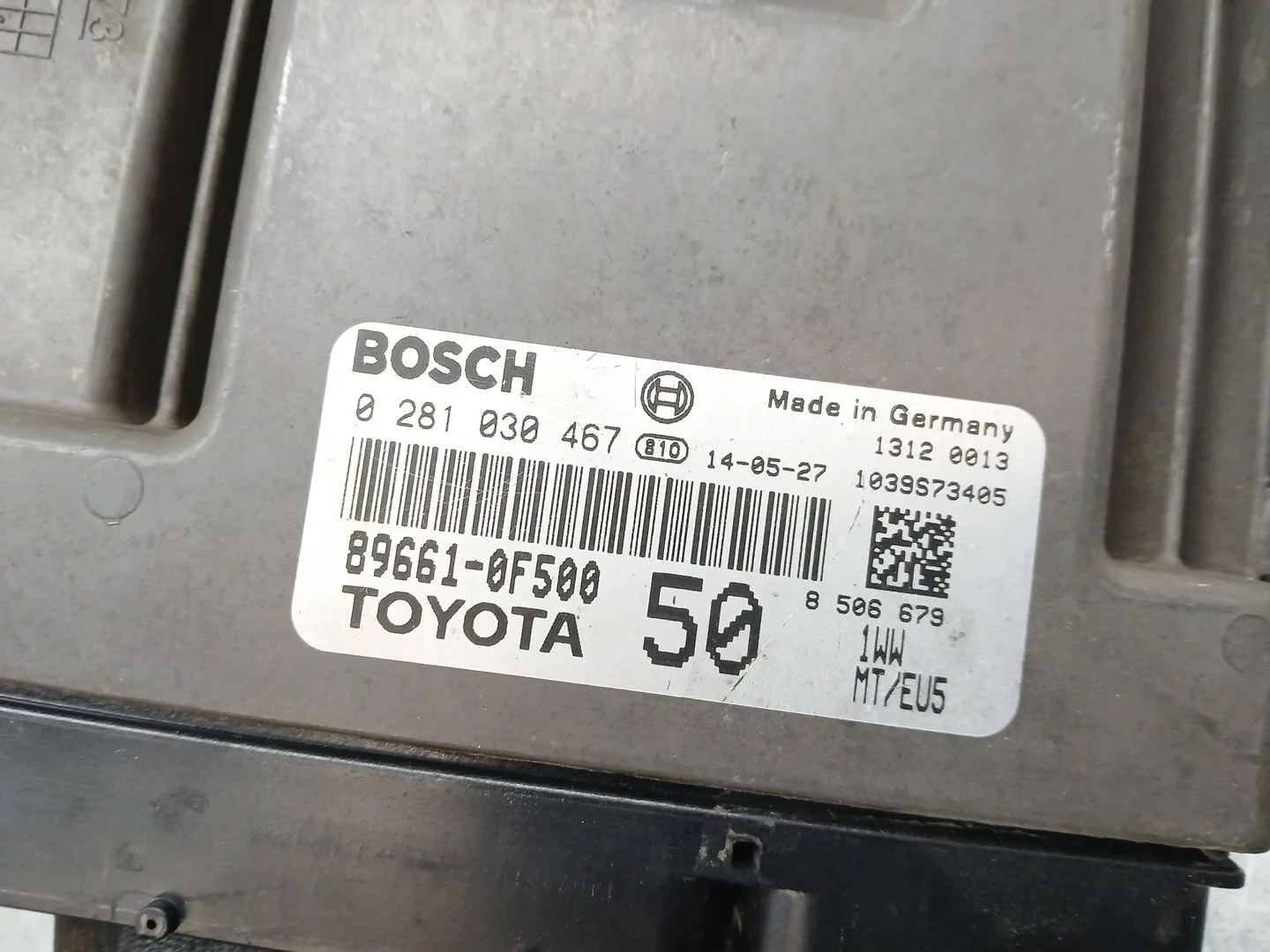 Centralita Motor Uce para Toyota Verso (_R2_)