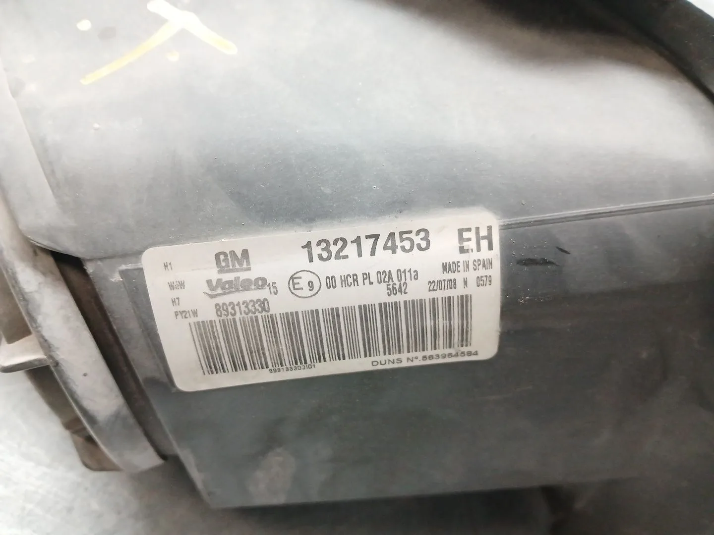 Faro Izquierdo para Opel Corsa D (S07)
