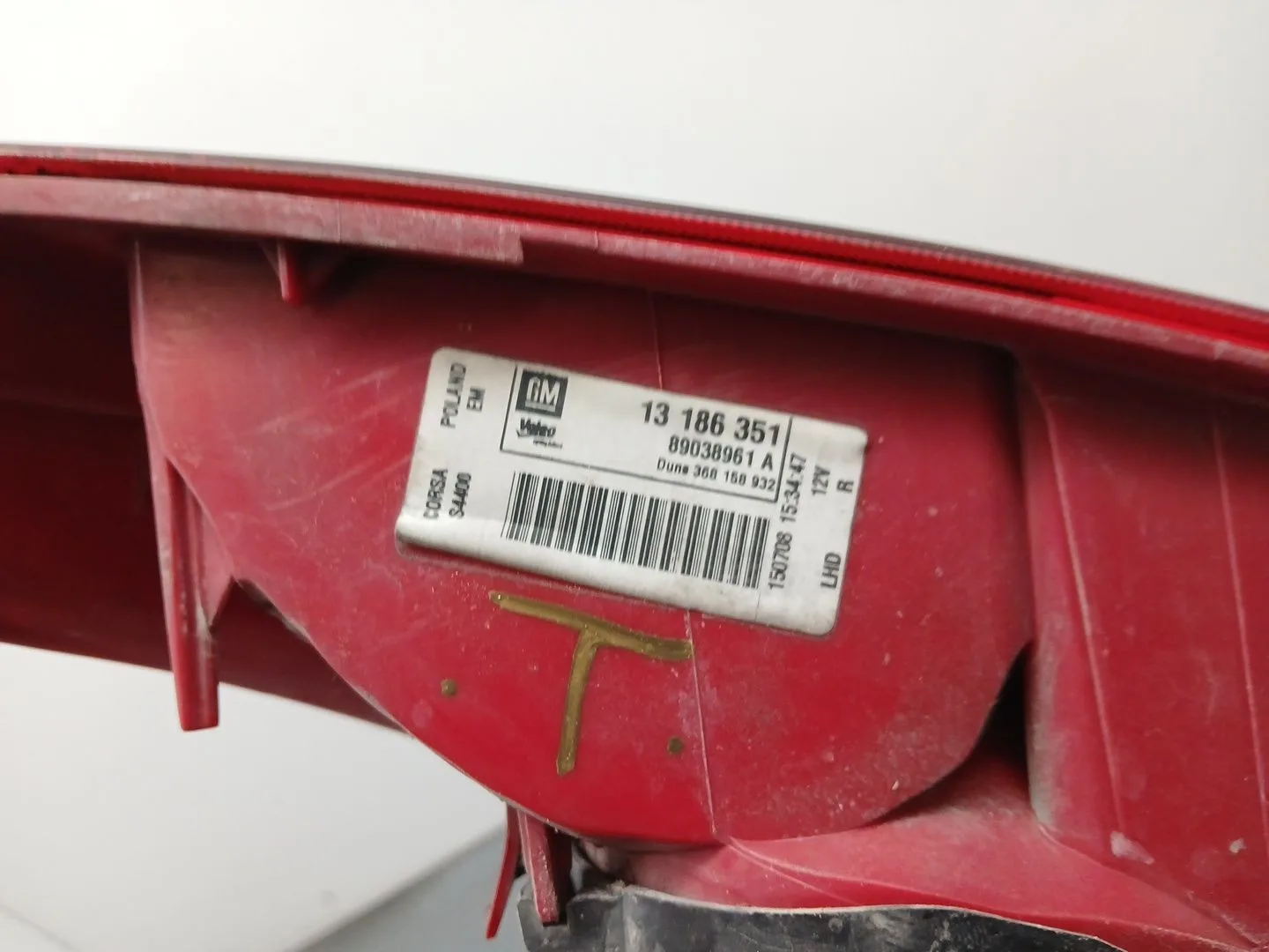 Piloto Trasero Derecho para Opel Corsa D (S07)