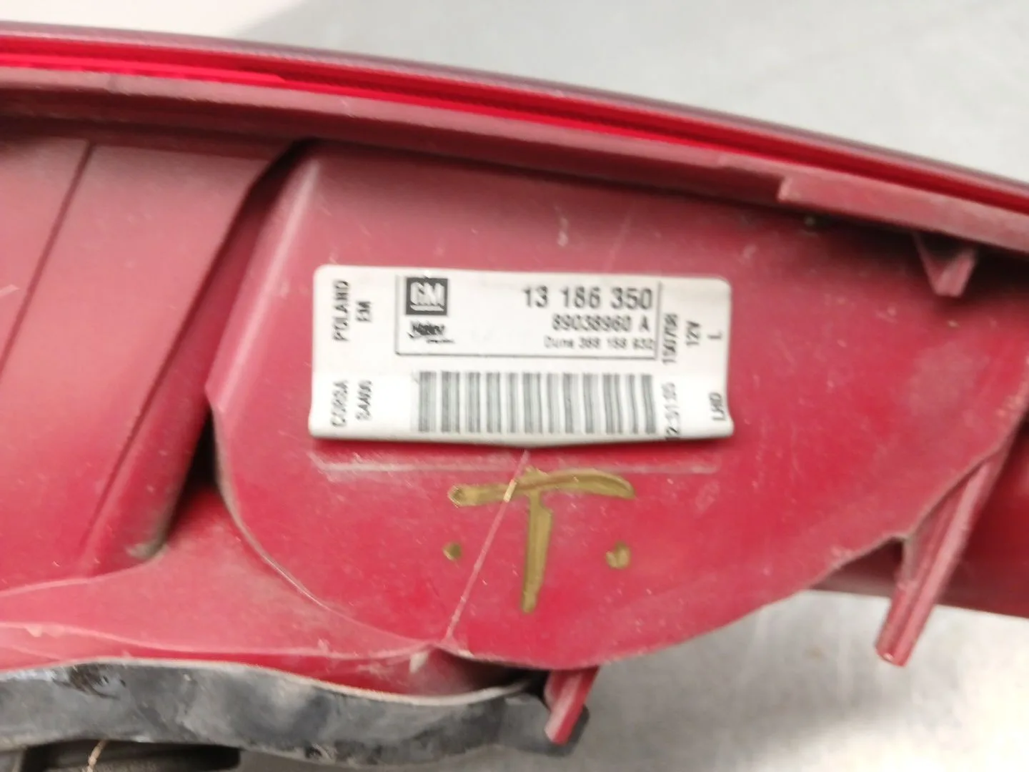 Piloto Trasero Izquierdo para Opel Corsa D (S07)