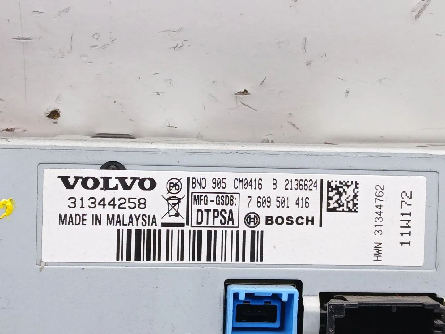 Pantalla Multifuncion para Volvo V60 Kombi