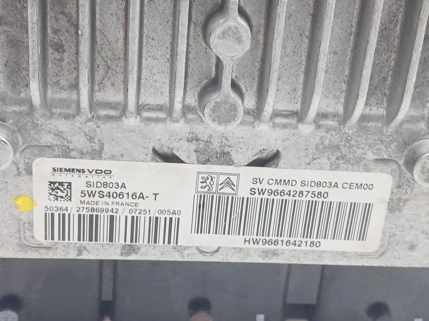 Centralita Motor Uce para Citroën C4 Grand Picasso I (Ua_)