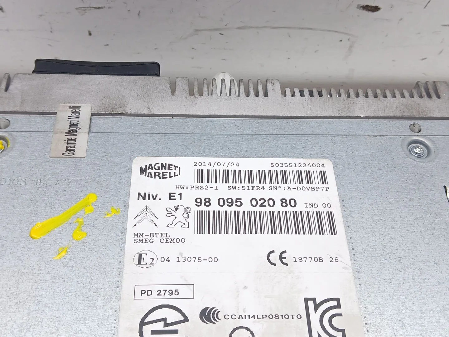 Sistema Audio / Radio Cd para Peugeot 208 I (Ca_, Cc_)