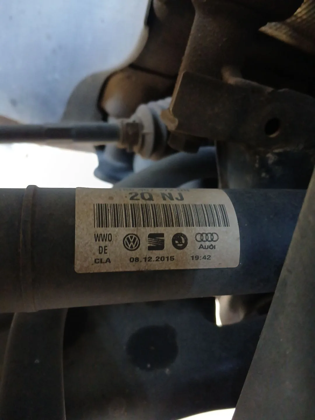 Transmision Delantera Derecha para Skoda Yeti (5L)