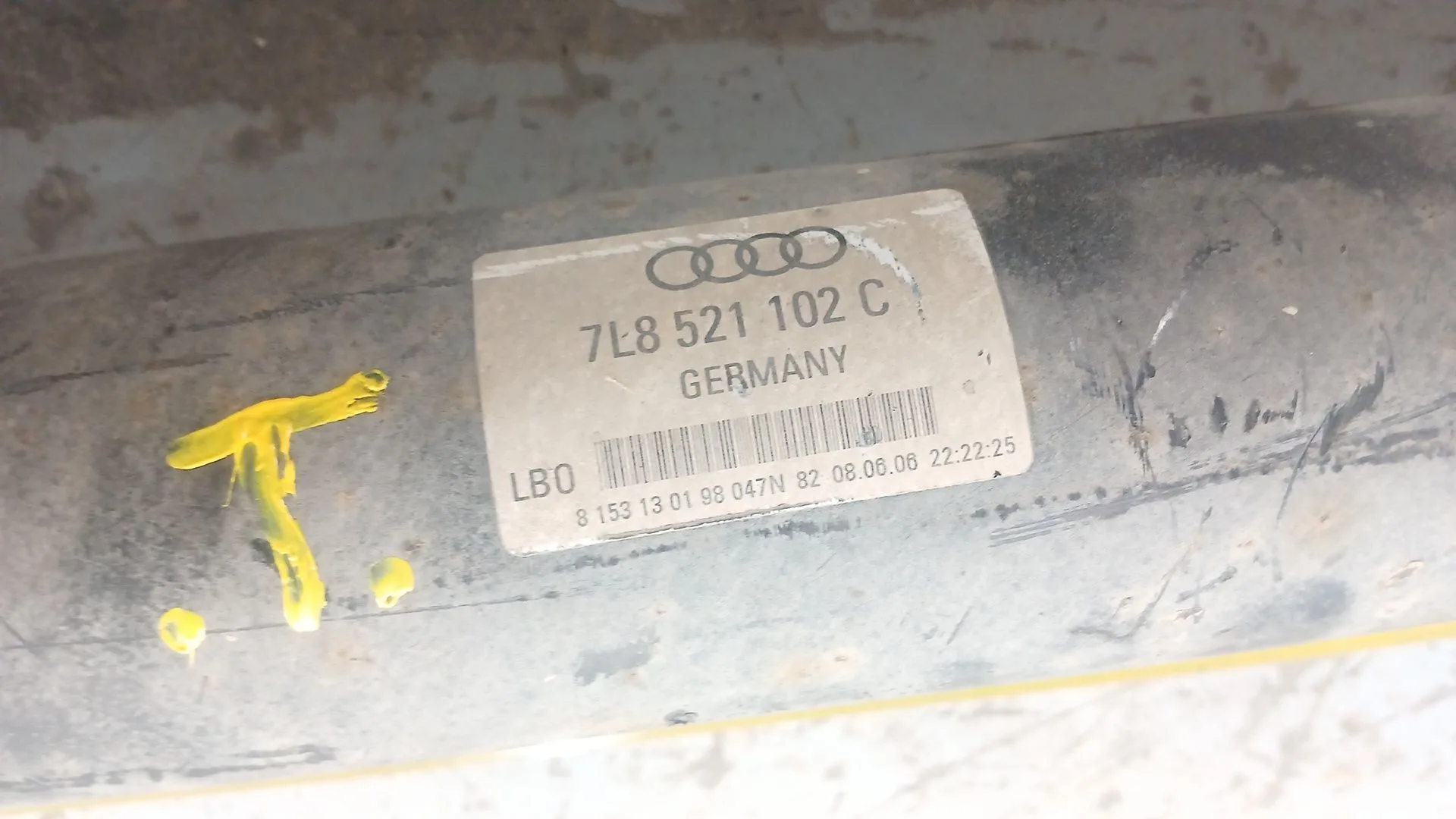 Transmision Central para Audi Q7 (4L)