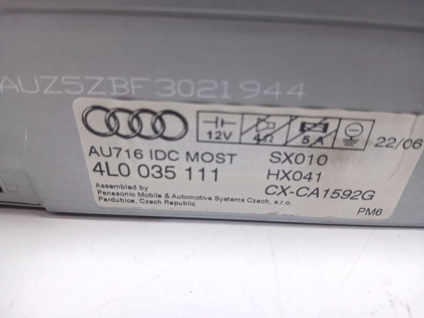 Sistema Audio / Radio Cd para Audi Q7 (4L)