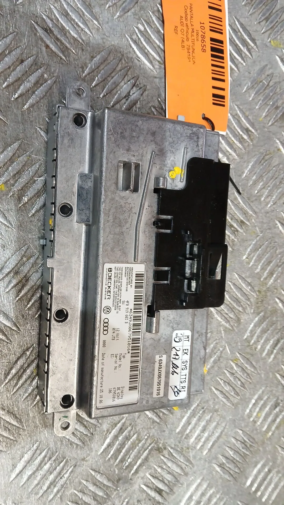 Pantalla Multifuncion para Audi Q7 (4Lb)