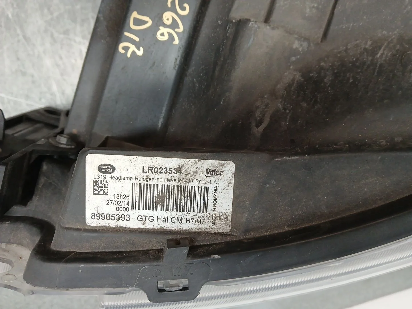 Faro Derecho para Land Rover Discovery Iv (L319)