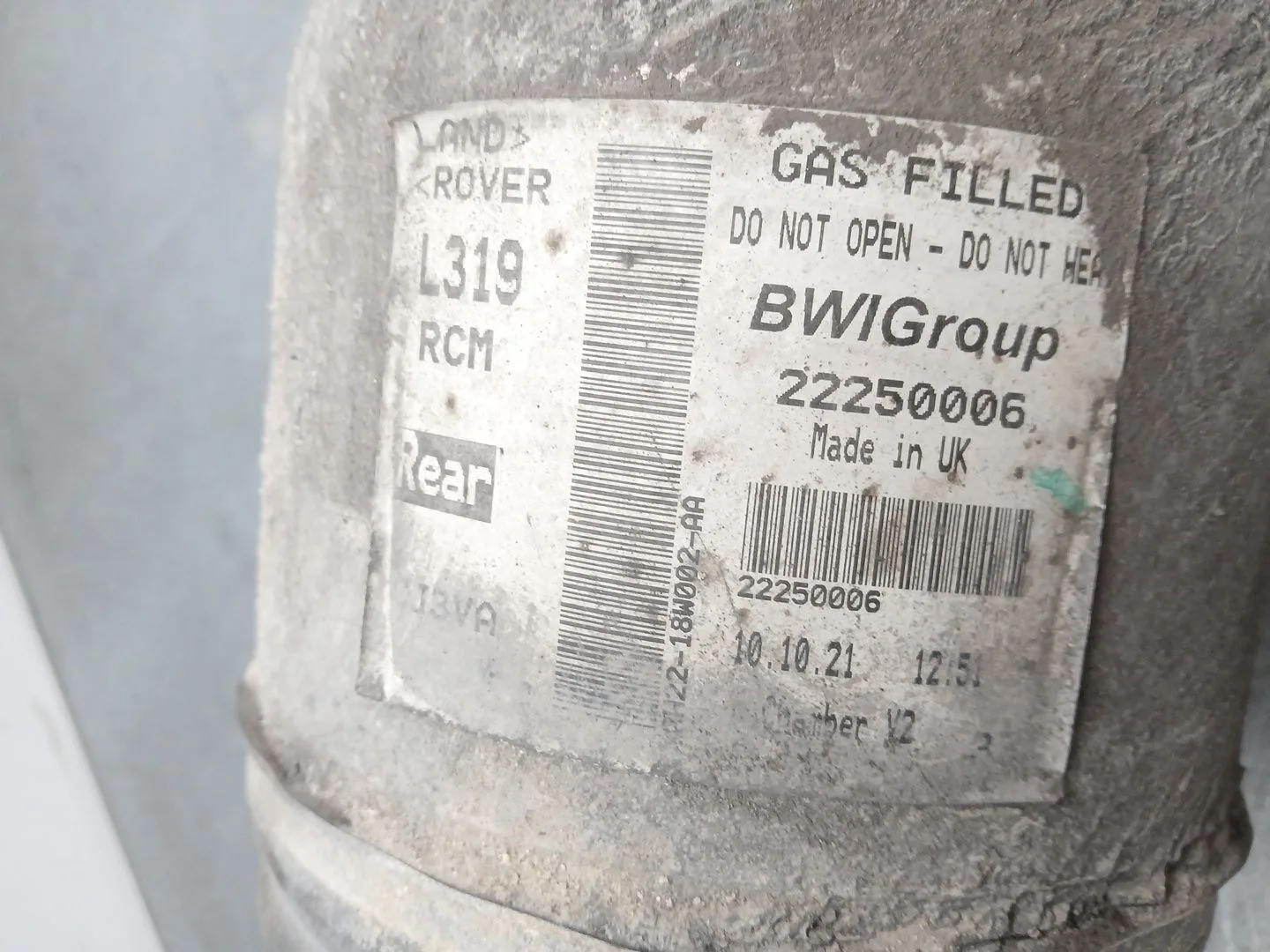 Amortiguador Trasero Derecho para Land Rover Discovery Iv (L319)