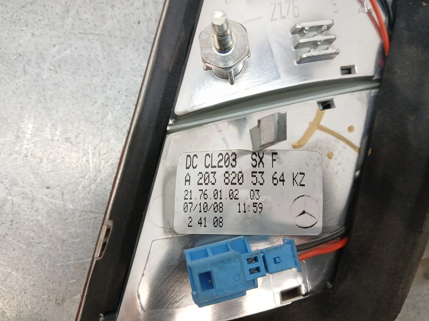 Piloto Trasero Izquierdo Interior para Mercedes-Benz Clase Clc (Cl203)