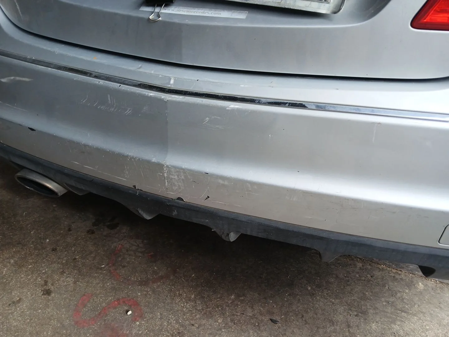 Paragolpes Trasero para Mercedes-Benz Clase Clc (Cl203)