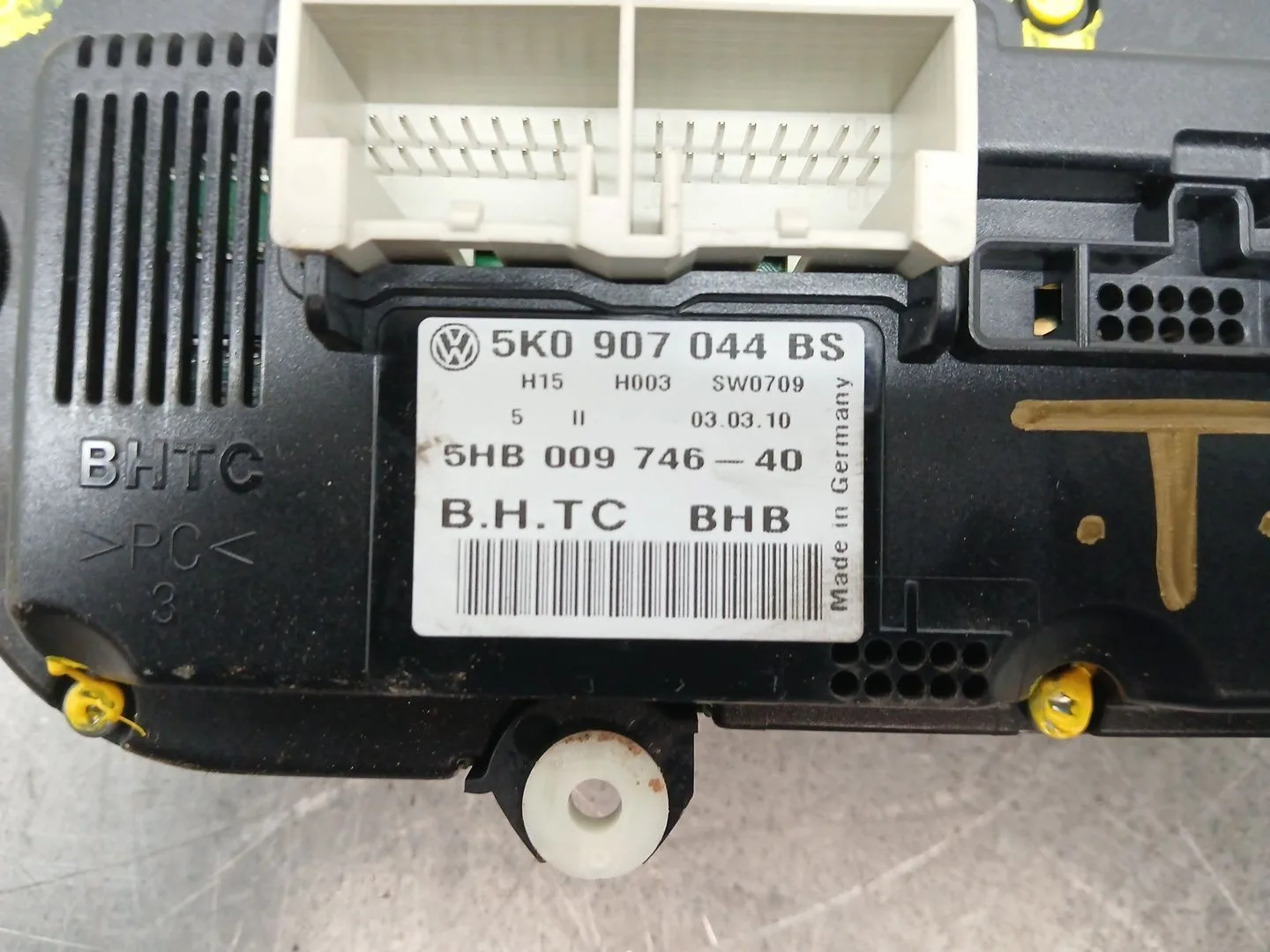 Mando Climatizador para Volkswagen Golf Vi (5K1)