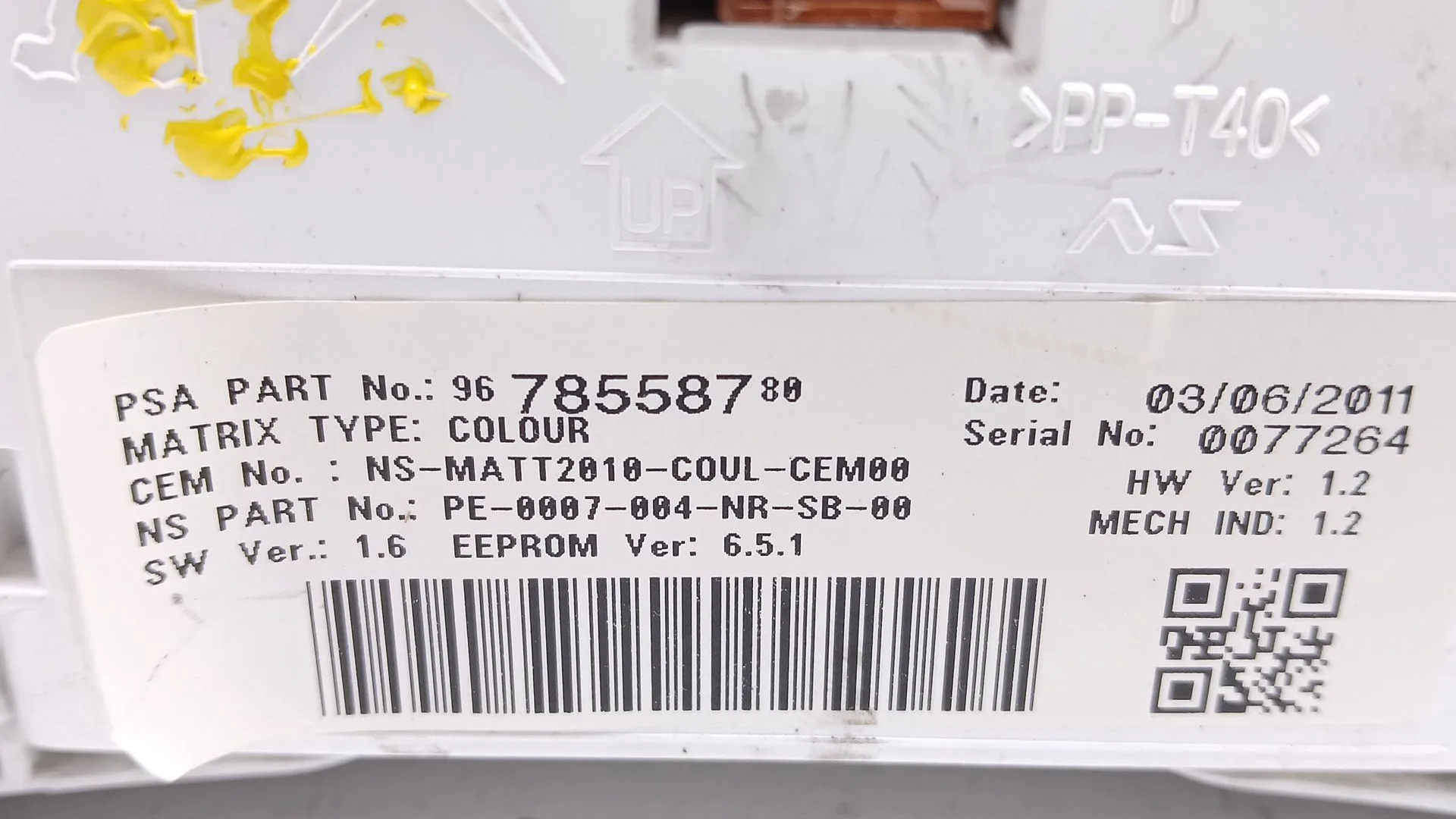Cuadro Instrumentos para Peugeot 508 I (8D_)