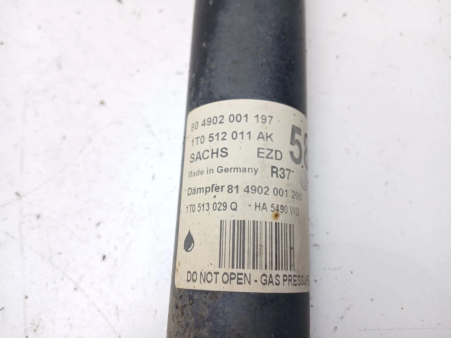 Amortiguador Trasero Izquierdo para Volkswagen Touran (1T3)