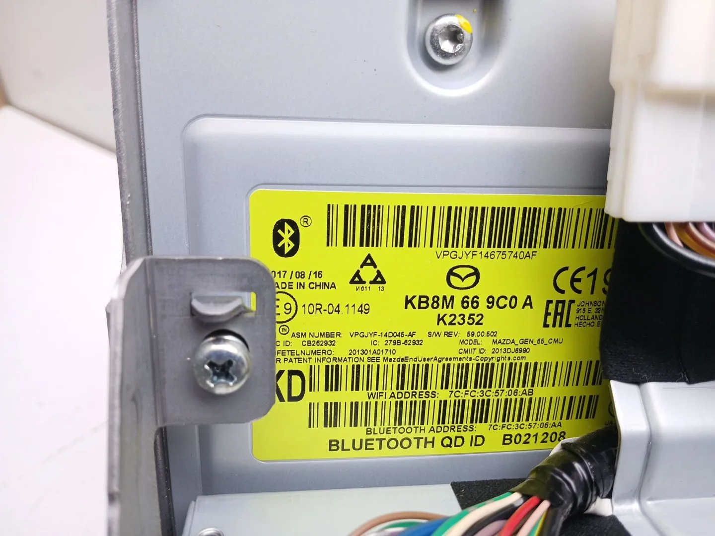 Pantalla Multifuncion para Mazda Cx-5 (Kf)