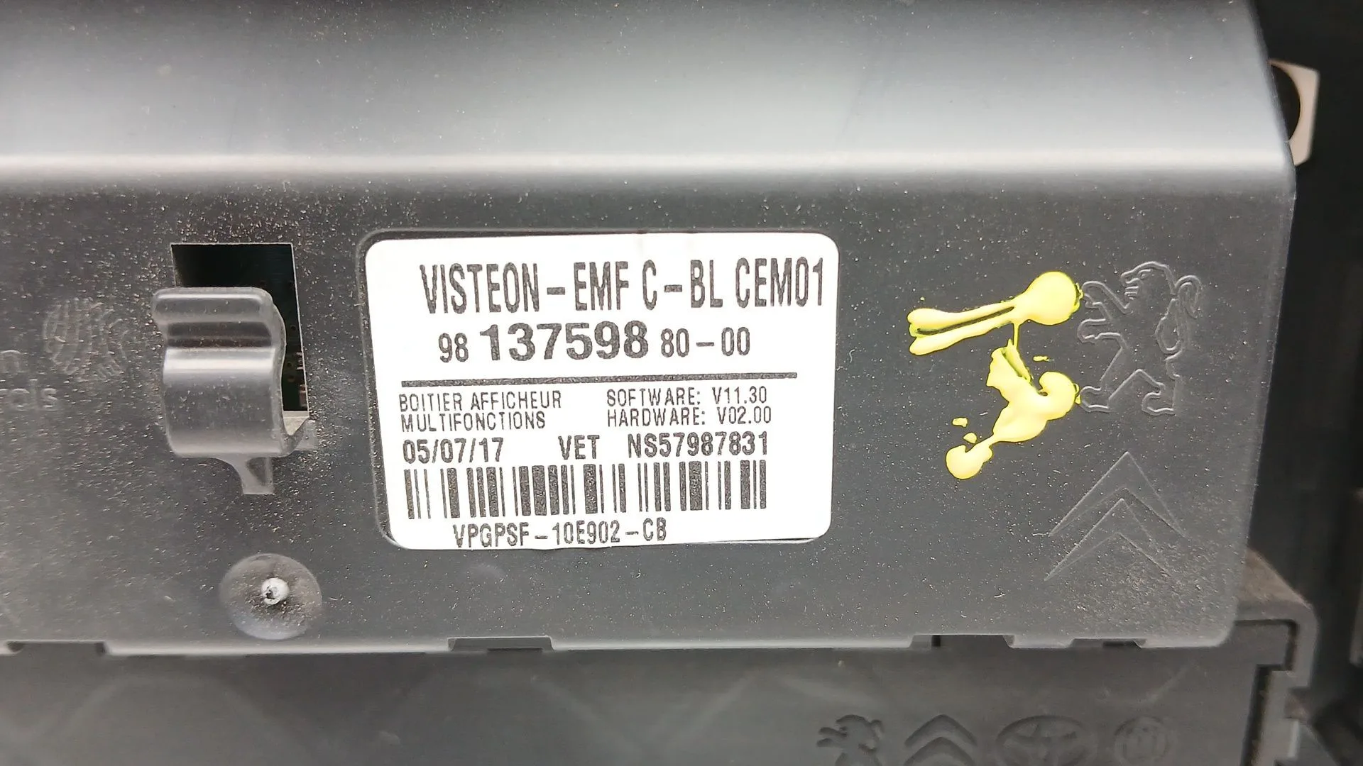 Sistema Audio / Radio Cd para Citroën Jumpy Iii Furgoneta (V_)