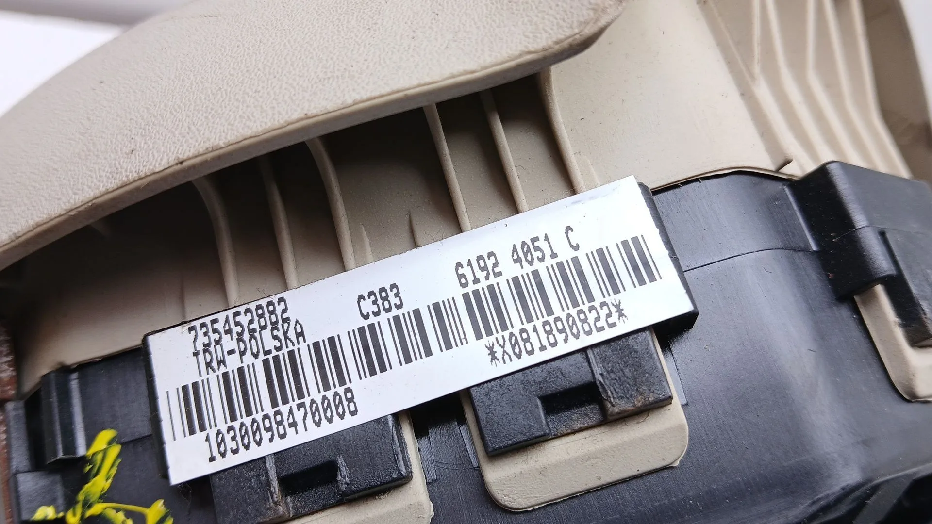Airbag Delantero Izquierdo para Fiat 500 (312_)
