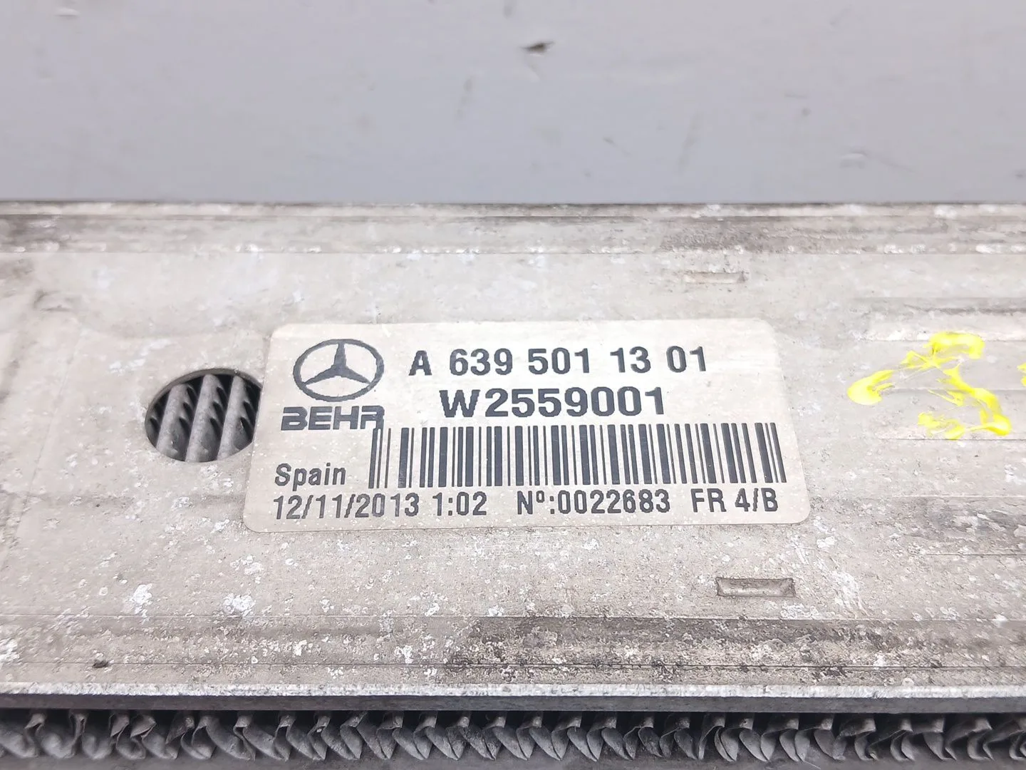 Intercooler para Mercedes-Benz Vito / Mixto Furgoneta (W639)