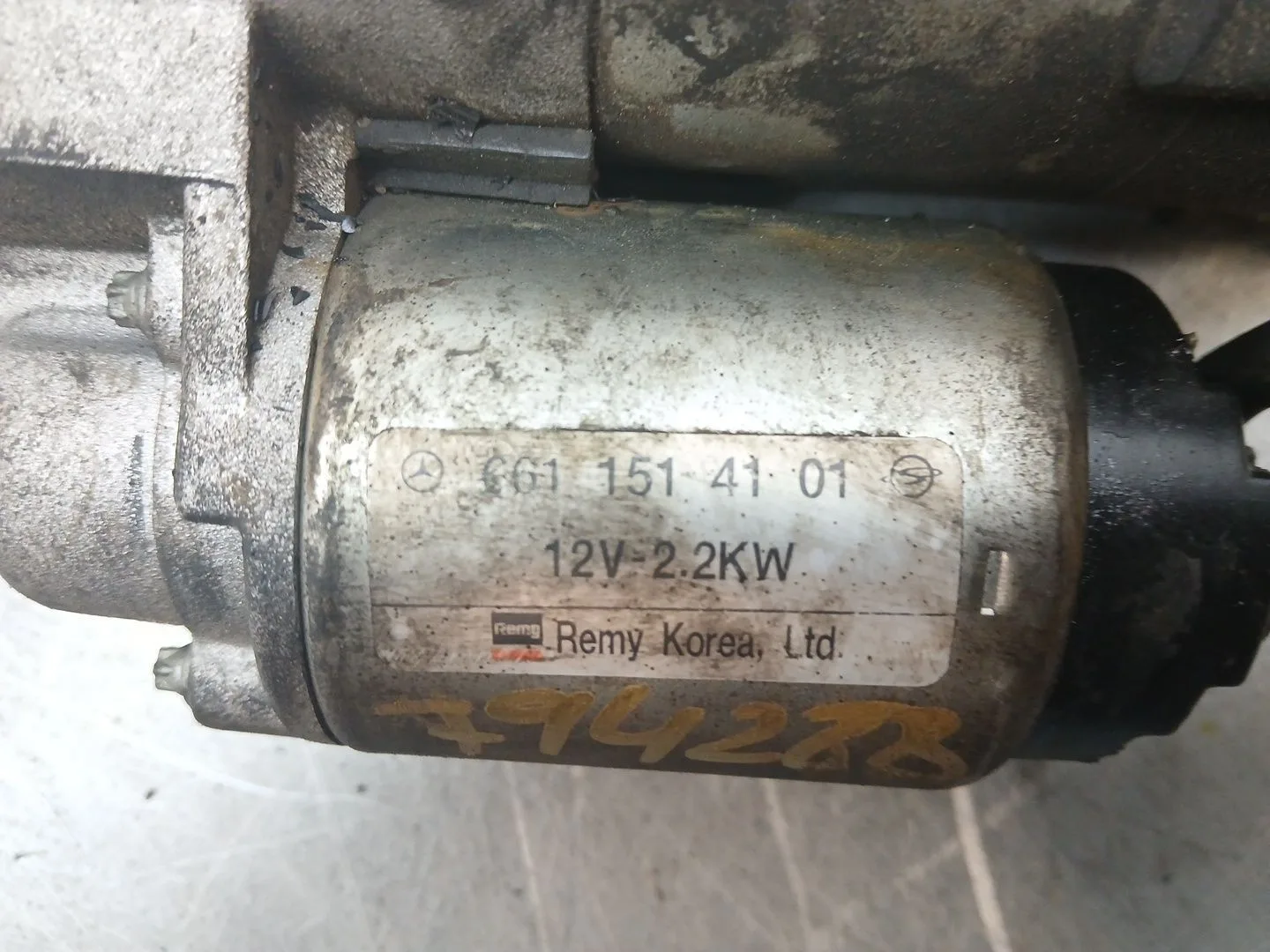 Motor Arranque para Ssangyong Rodius I