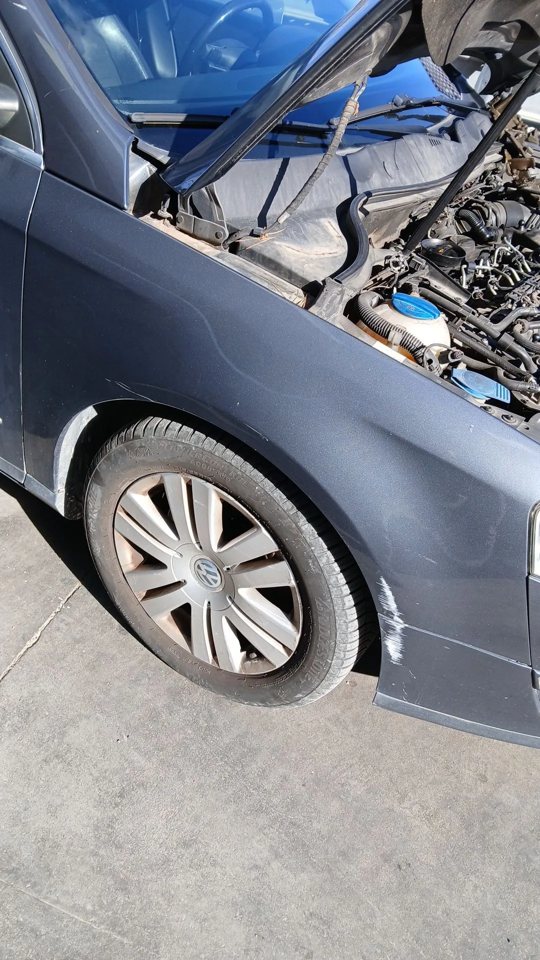 Aleta Delantera Derecha para Volkswagen Passat B6 (3C2)