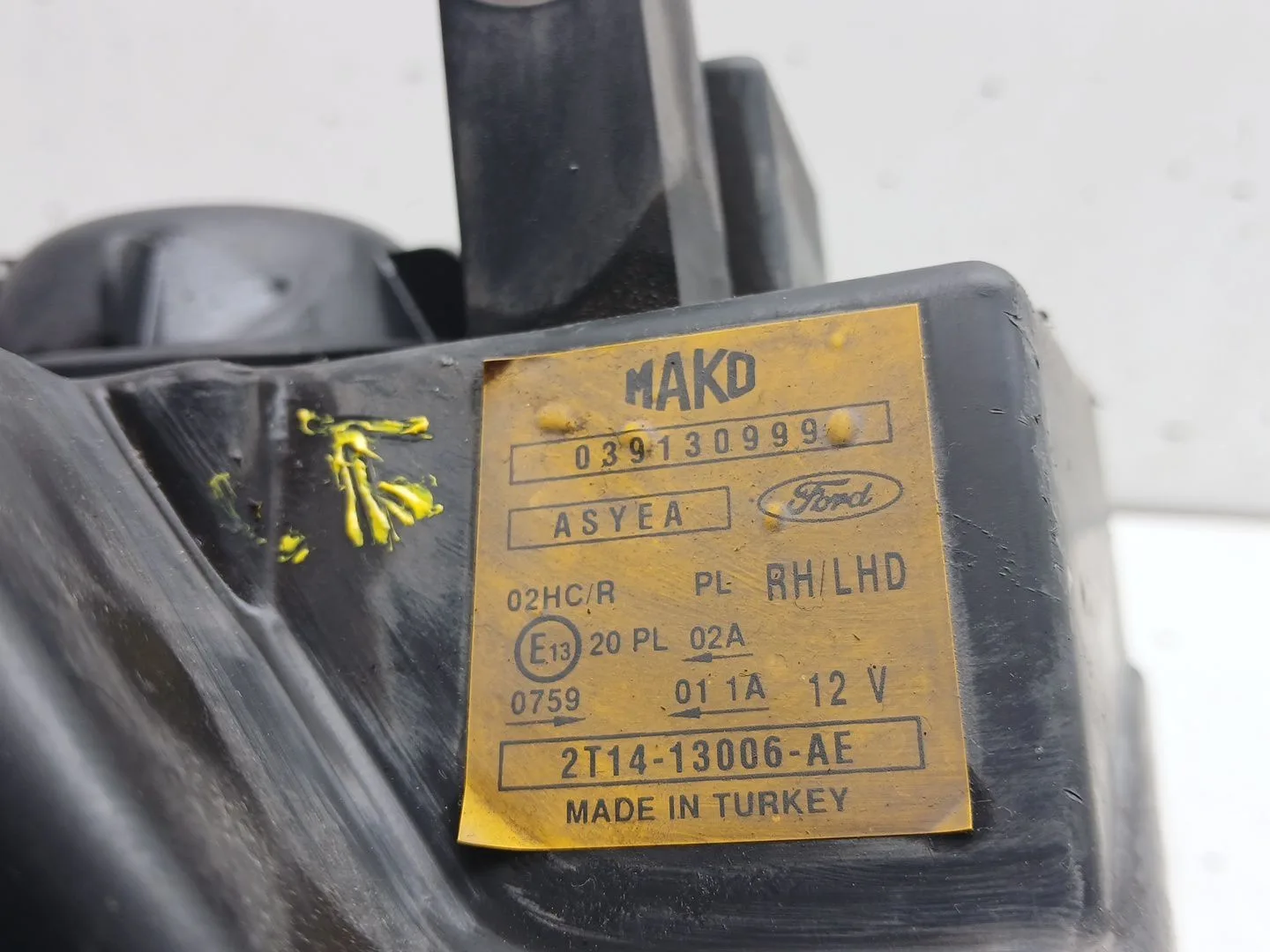 Faro Derecho para Ford Transit Connect (P65_, P70_, P80_)