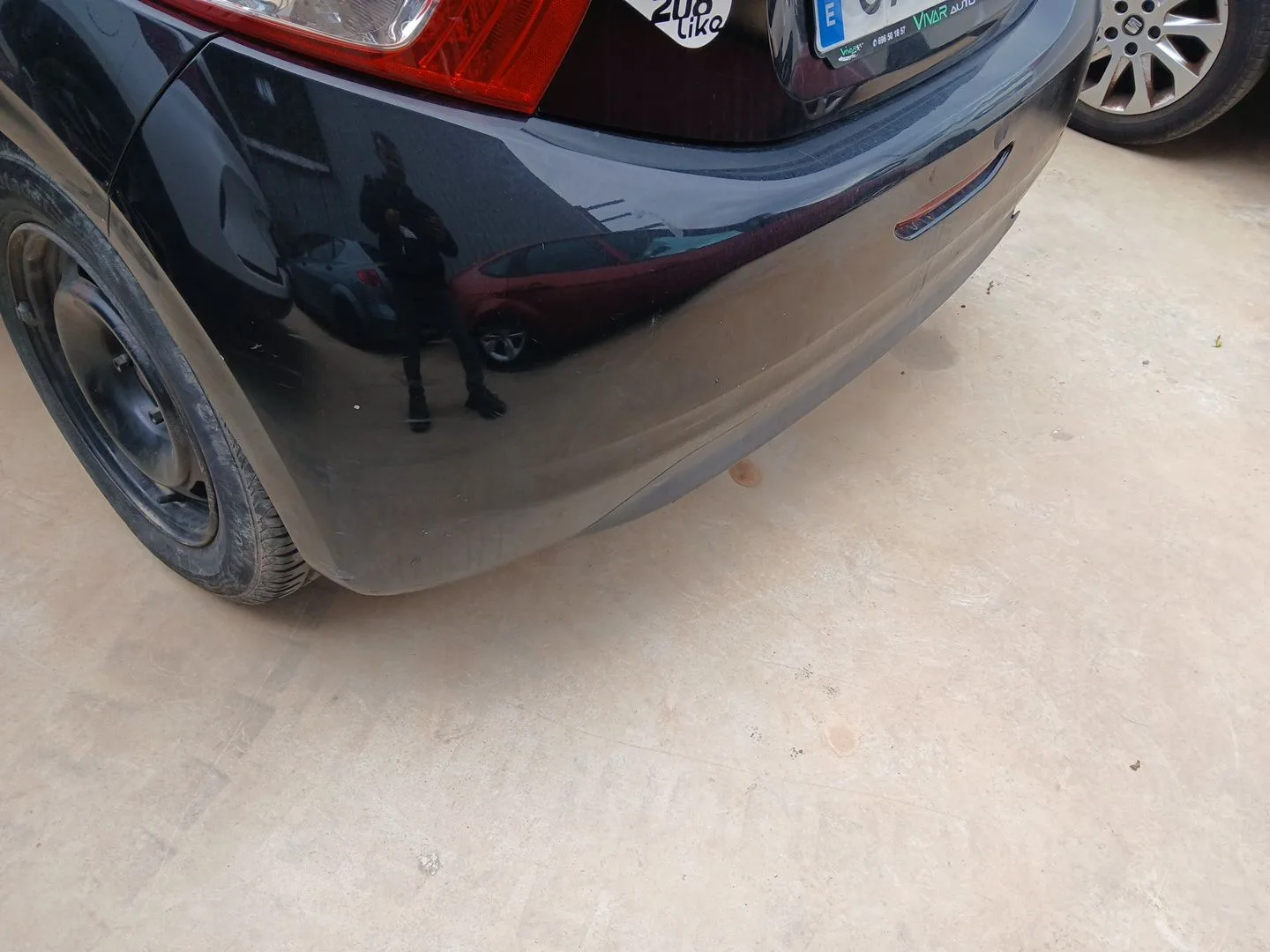 Paragolpes Trasero para Peugeot 208 I (Ca_, Cc_)