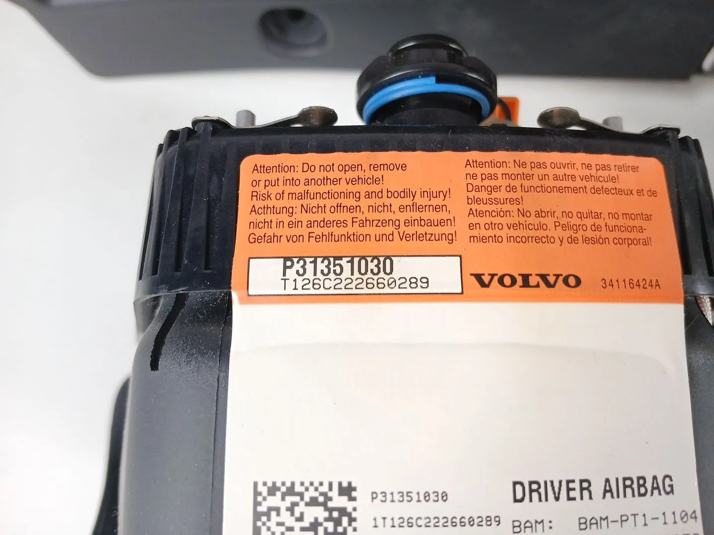 Kit Airbag para Volvo V60 I (155)