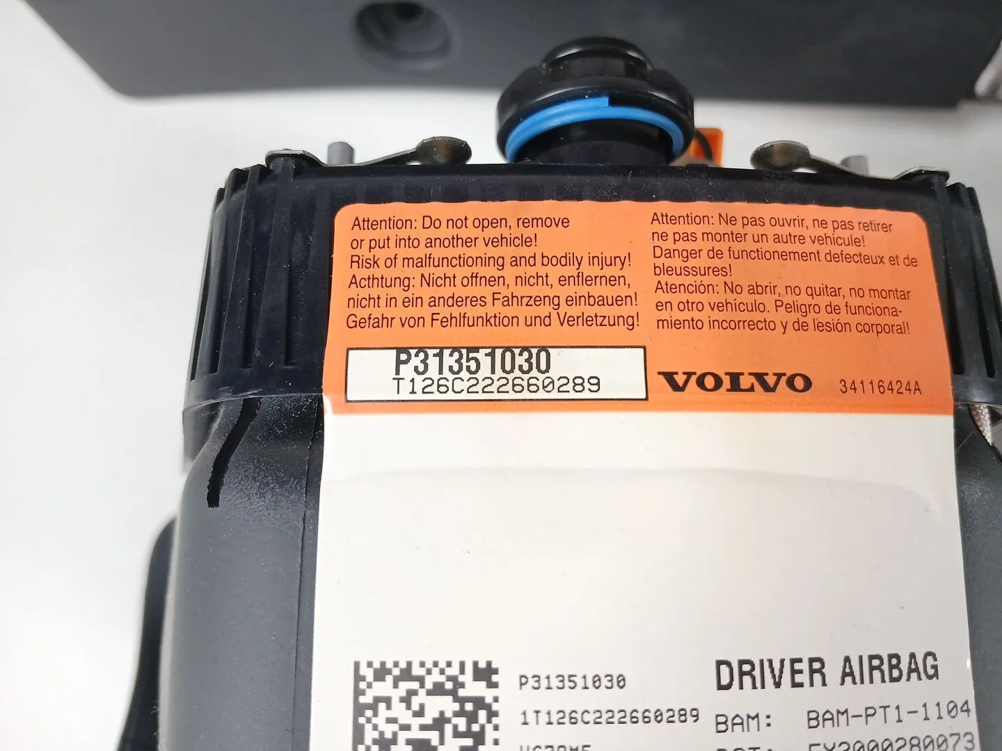 Kit Airbag para Volvo V60 I (155)