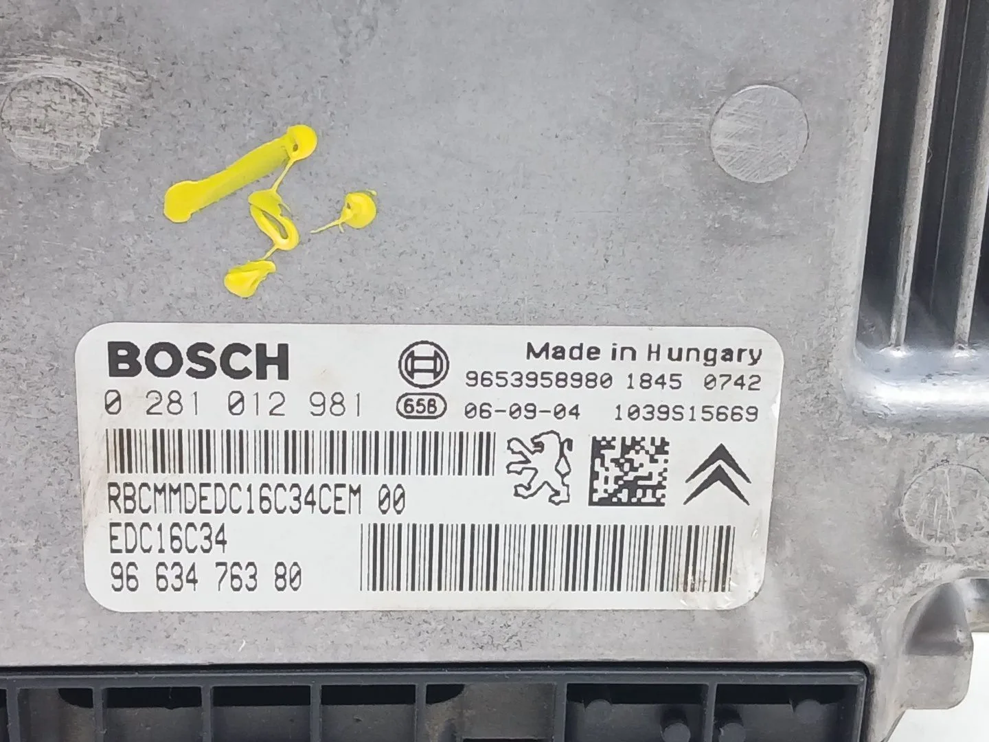 Centralita Motor Uce para Citroën C4 Grand Picasso I (Ua_)