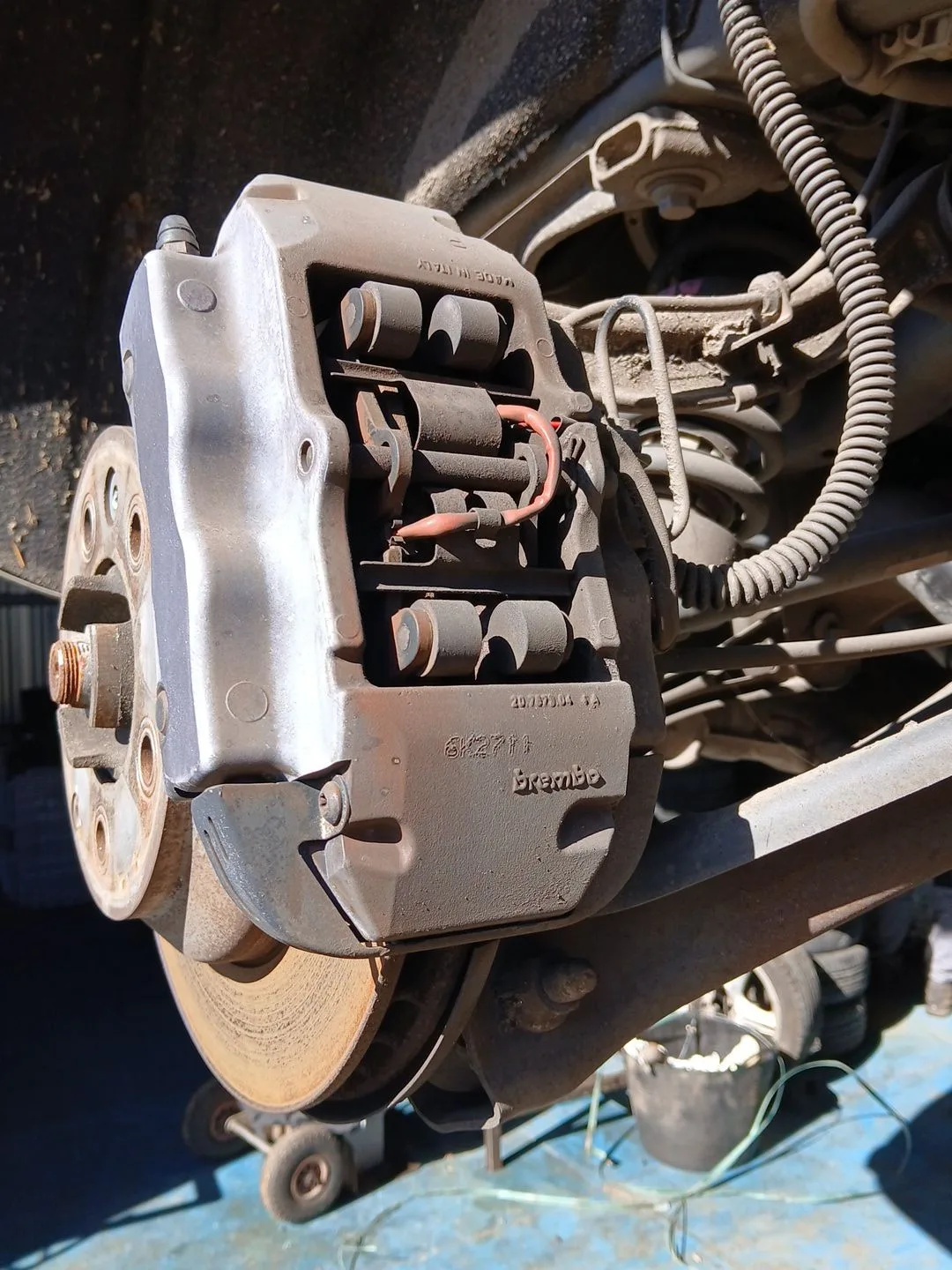 Pinza Freno Trasera Derecha para Audi Q7 (4Lb)