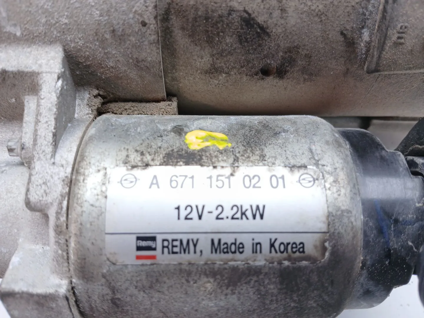 Motor Arranque para Ssangyong Korando