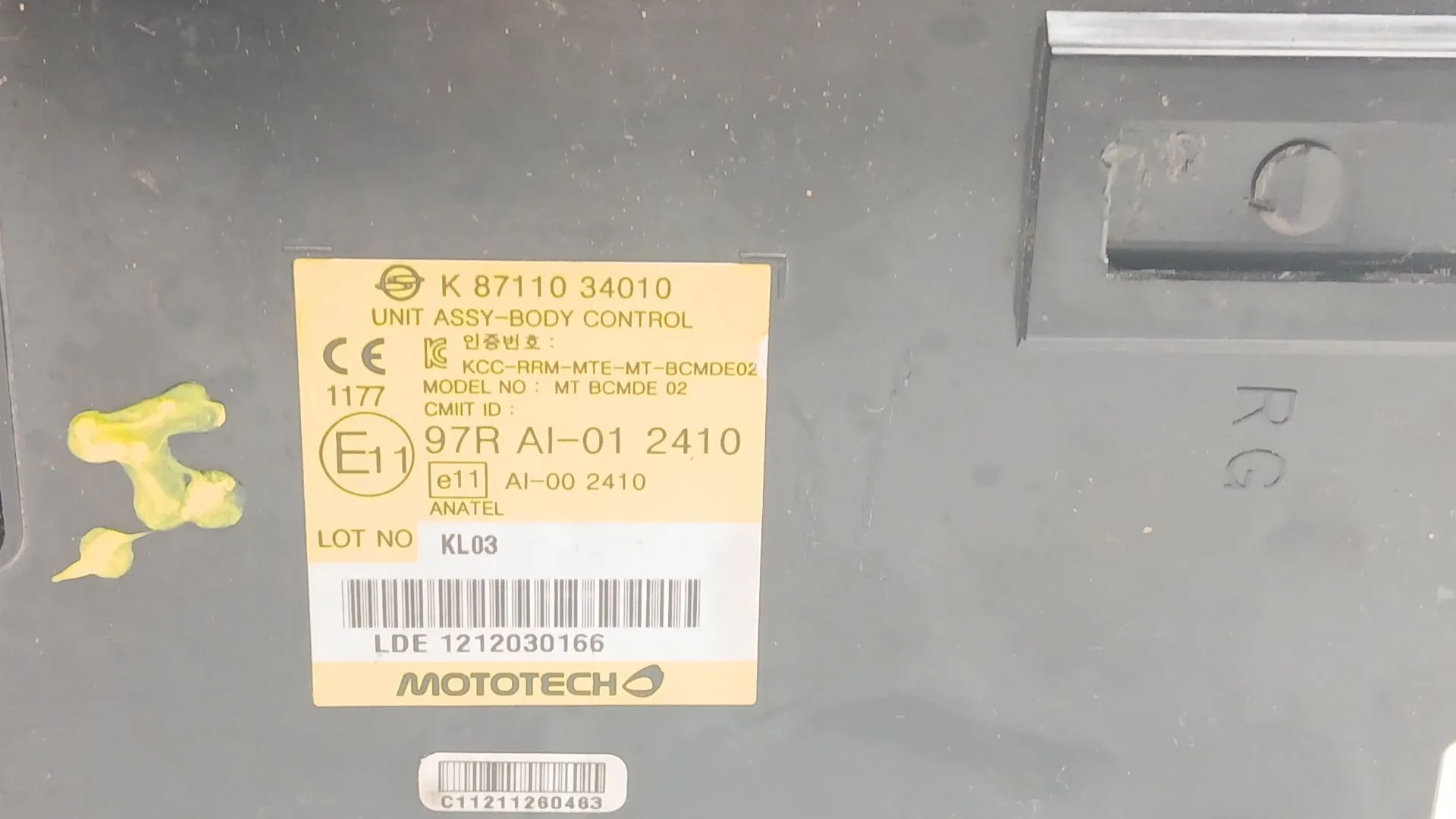 Modulo Electronico para Ssangyong Korando