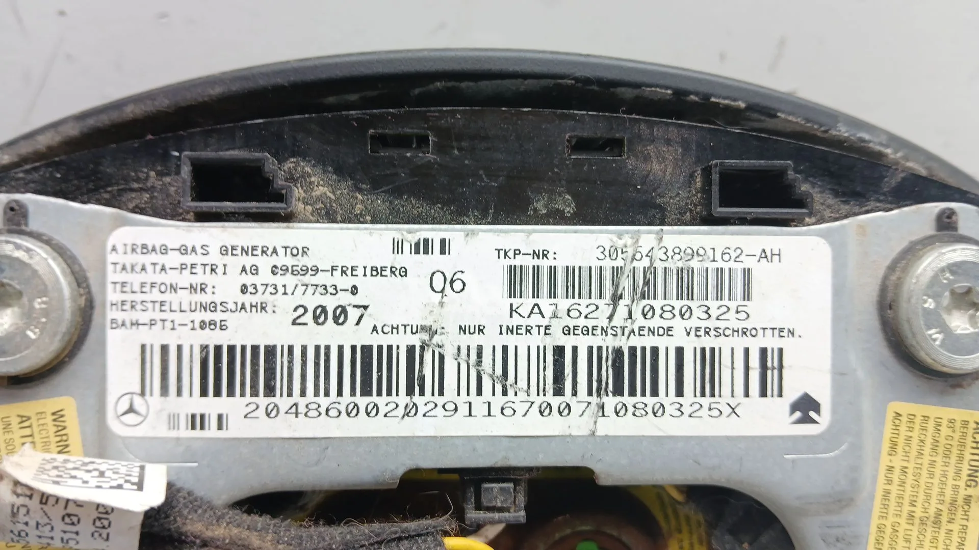 Airbag Delantero Izquierdo para Mercedes-Benz Clase C (W204) Berlina
