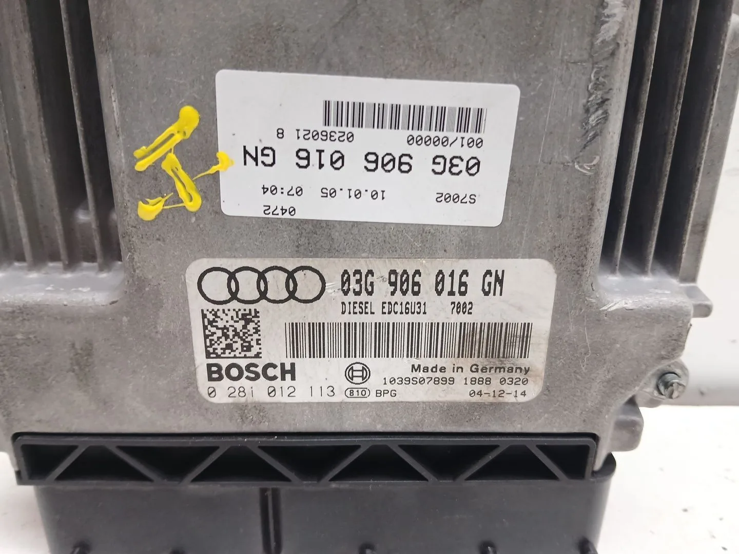 Centralita Motor Uce para Audi A4 Berlina (8E)