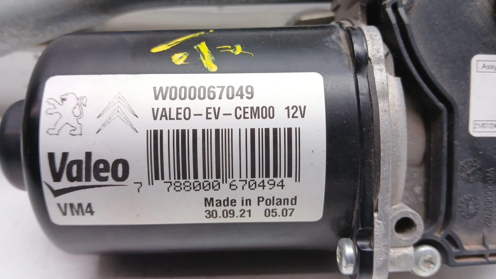 Motor Limpia Delantero para Opel Vivaro C Furgoneta (K0)
