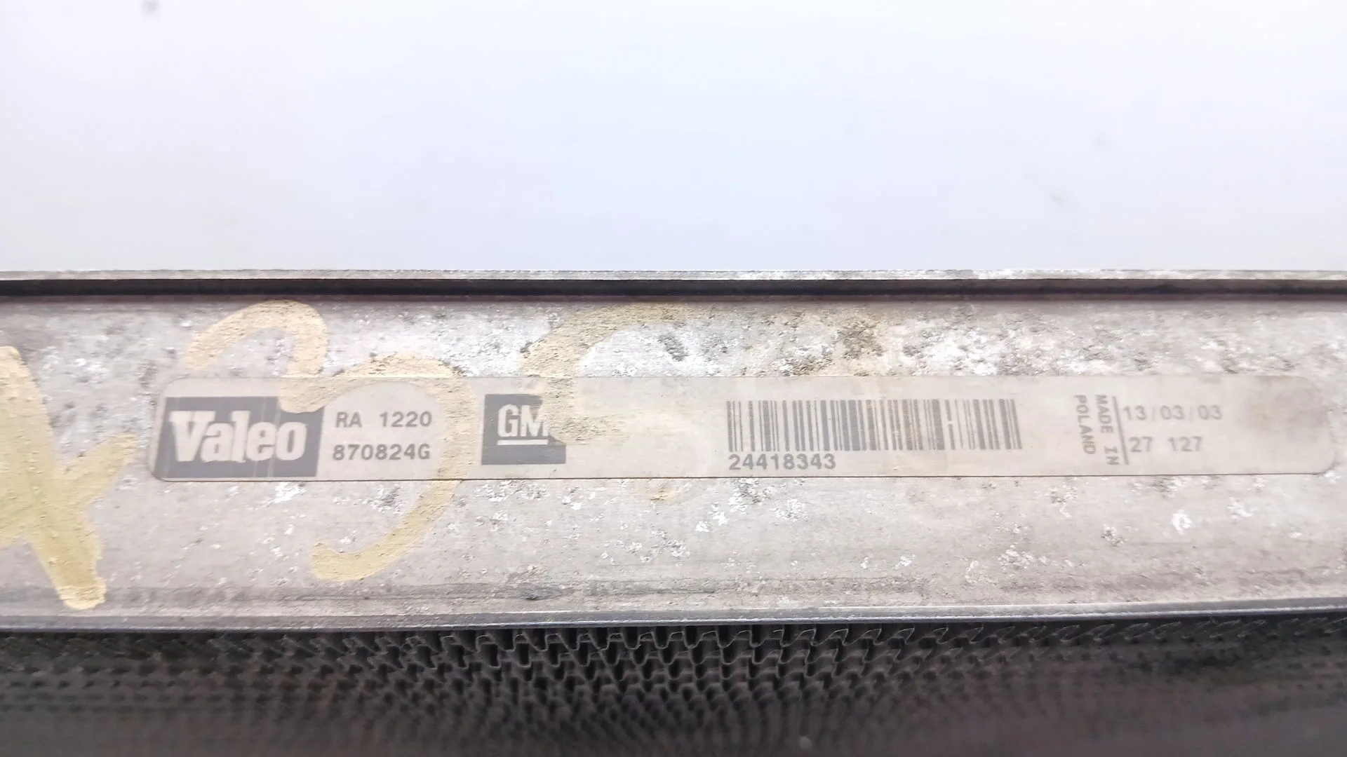 Radiador Agua para Opel Vectra C (Z02)
