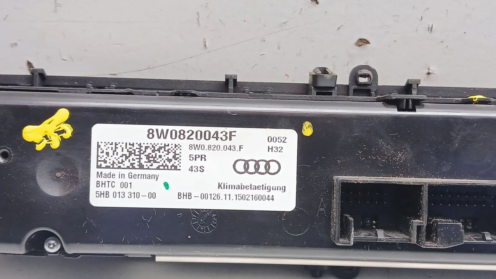 Mando Climatizador para Audi A4 Berlina (8W2)