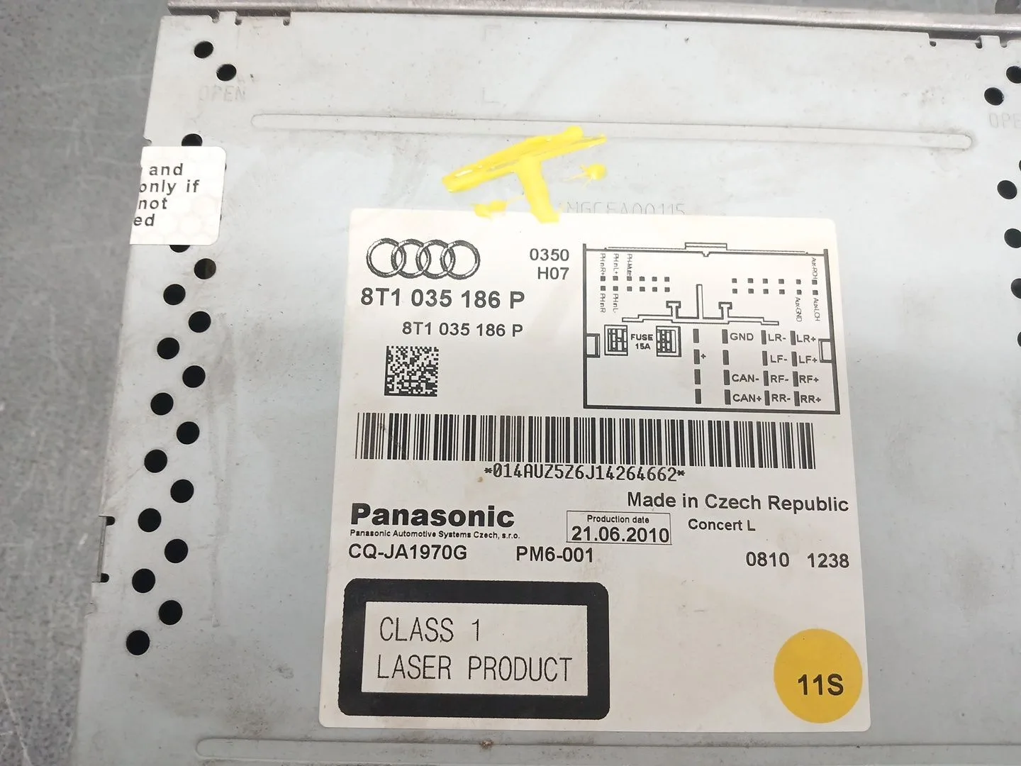 Sistema Audio / Radio Cd para Audi A4 B8 Avant (8K5)