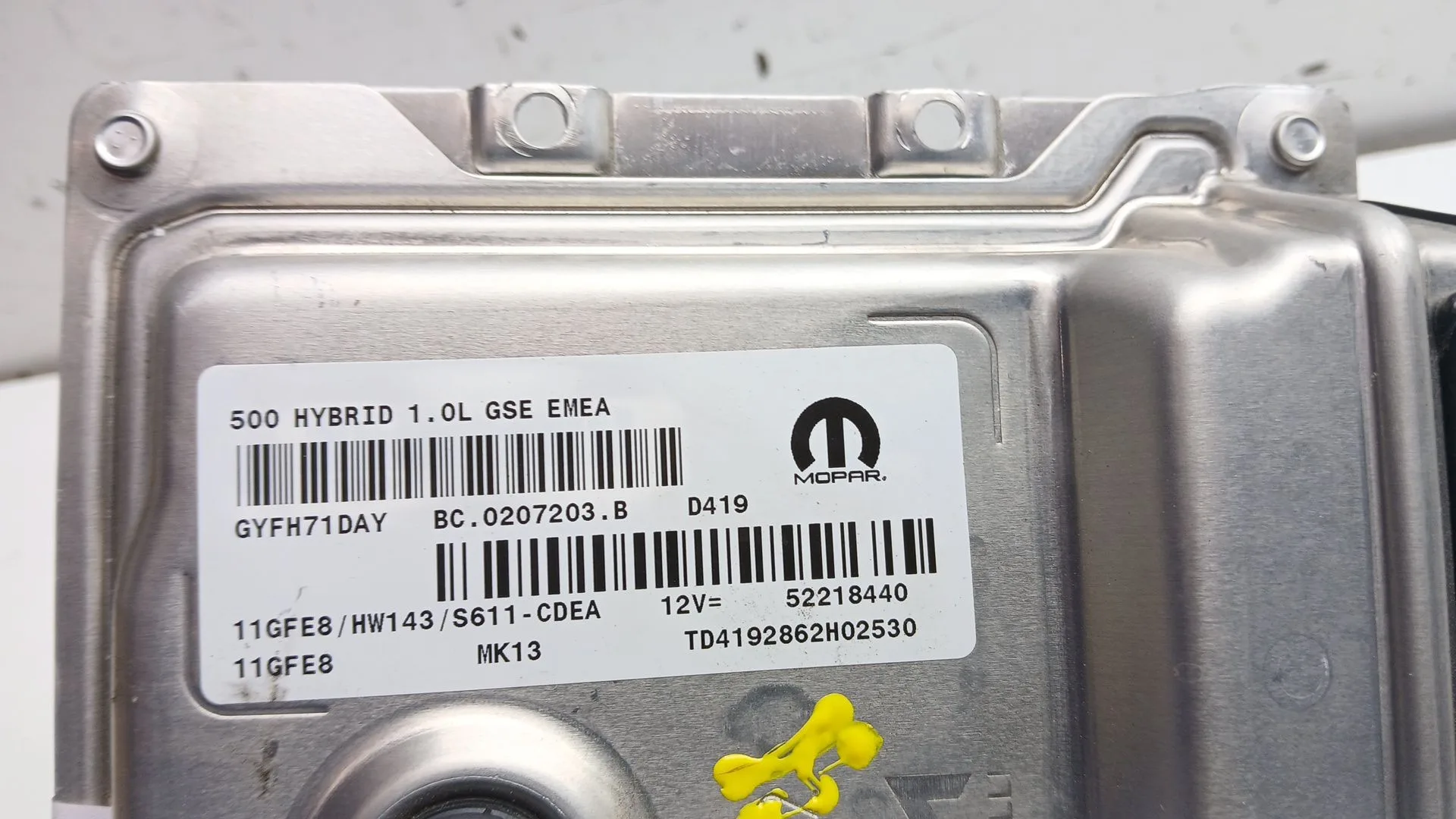 Centralita Motor Uce para Fiat 500 (312_)