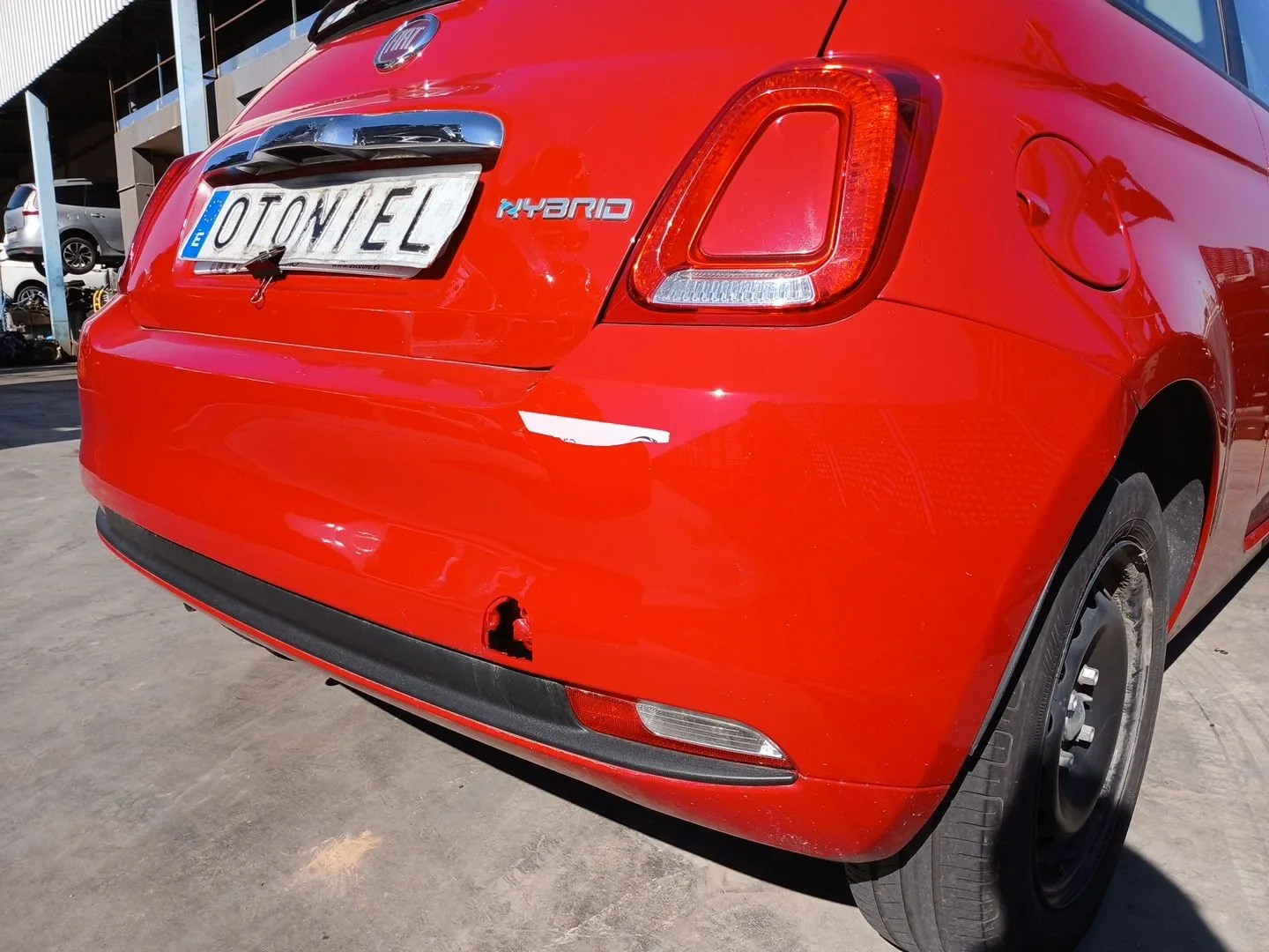 Paragolpes Trasero para Fiat 500 (312_)