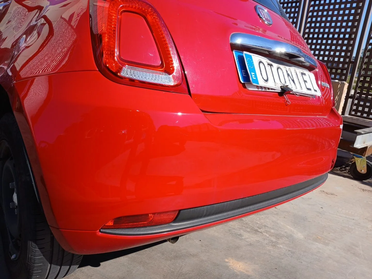 Paragolpes Trasero para Fiat 500 (312_)
