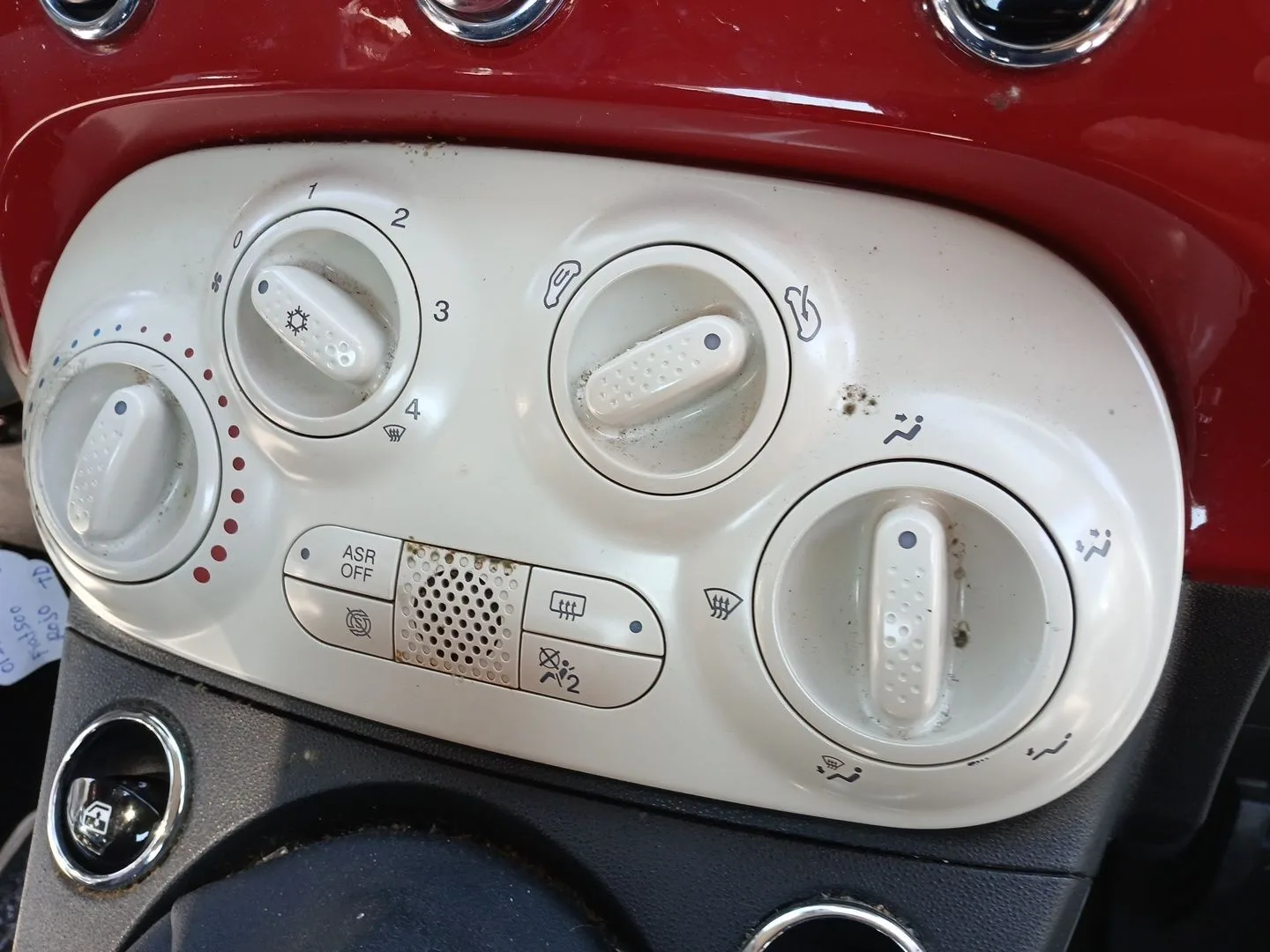 Mando Calefaccion / Aire Acondicionado para Fiat 500 (312_)