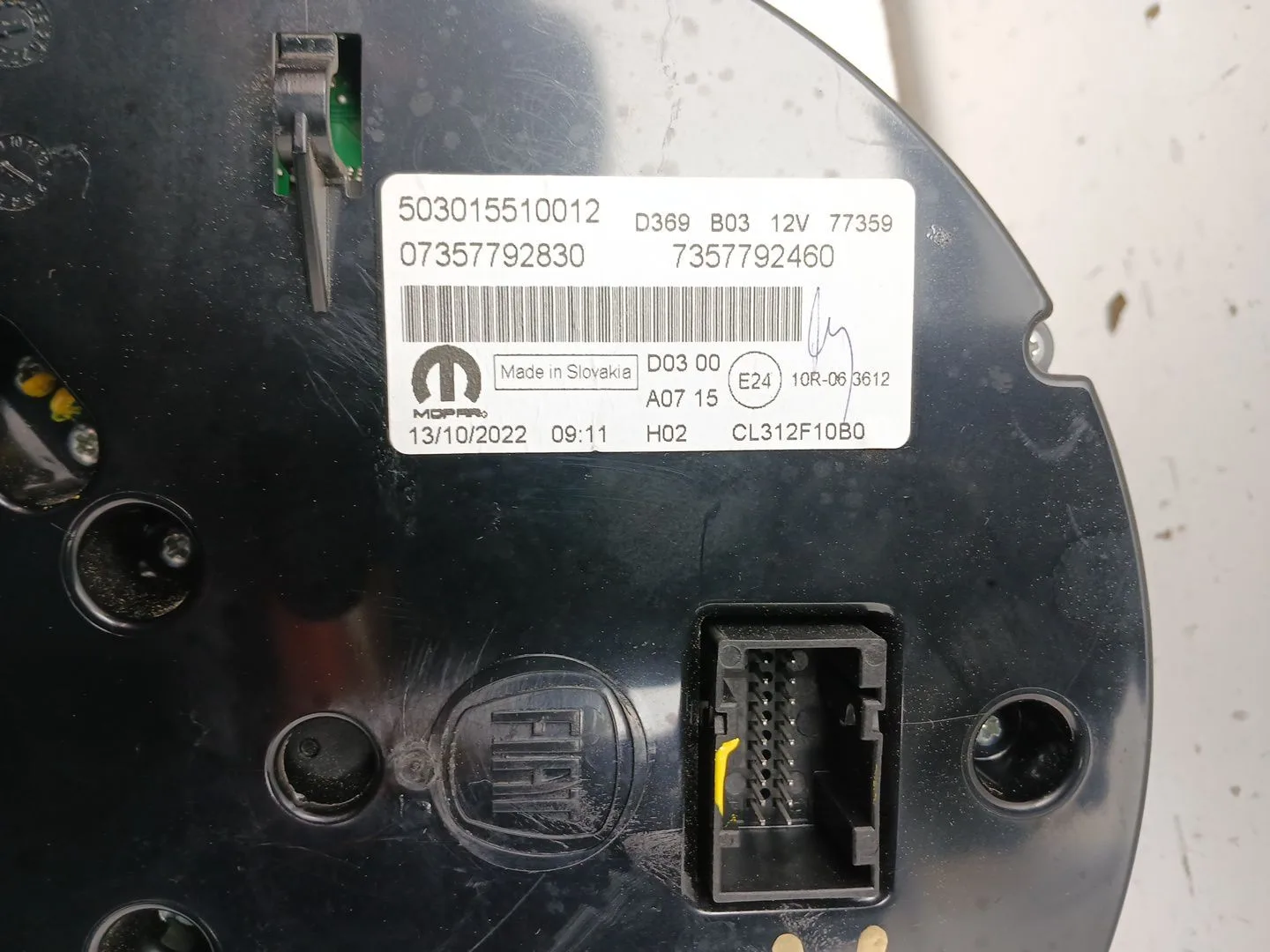 Cuadro Instrumentos para Fiat 500 (312_)