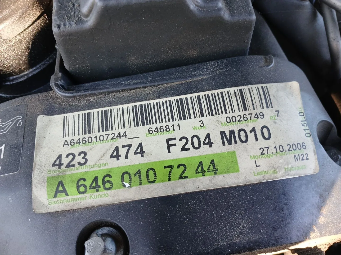 Motor Completo para Mercedes-Benz Clase C (W204)
