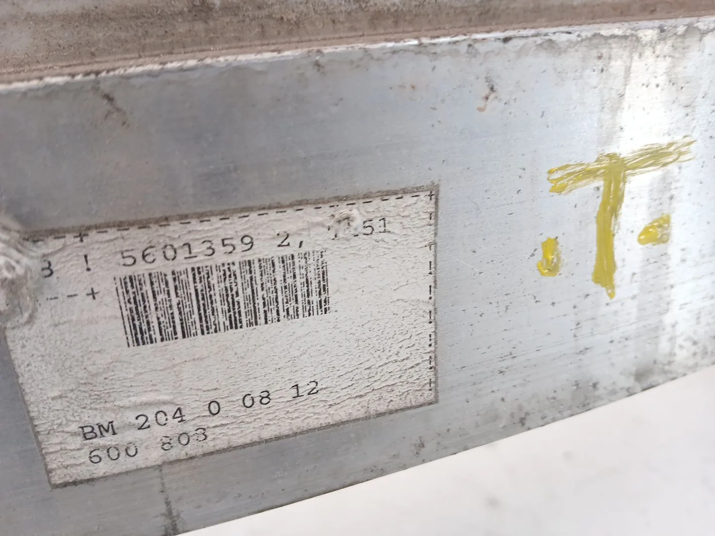 Refuerzo Paragolpes Delantero para Mercedes-Benz Clase C (W204)