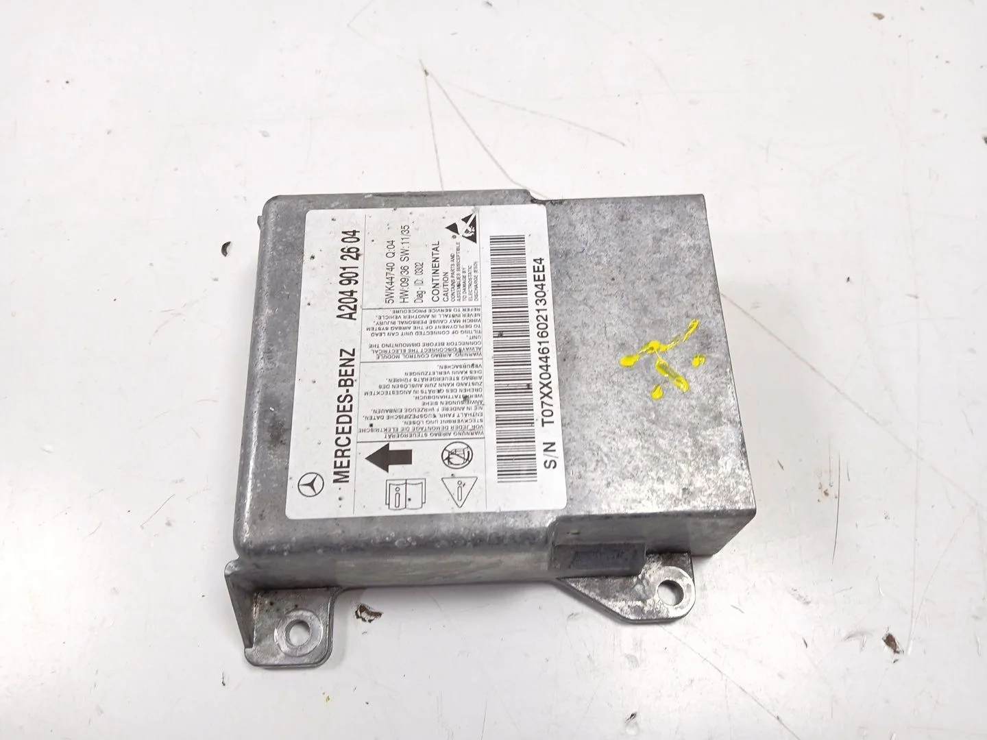 Centralita Airbag para Mercedes-Benz Clase C (W204)